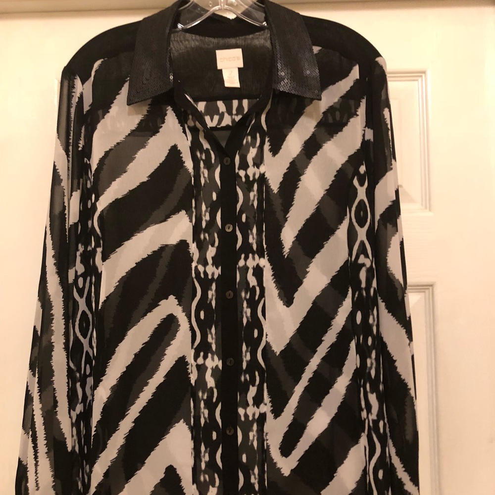 Beautiful blouse by Chico’s.